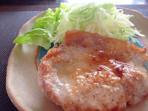 簡単美味しい「豚テキ♪」豚肉のステーキ♪